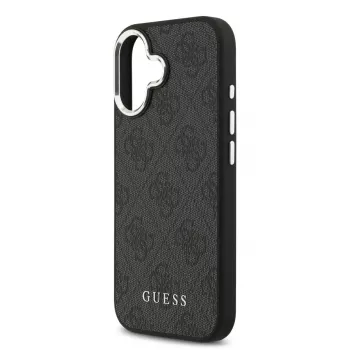 Coque MagSafe Guess 4G Classic Logo pour iPhone 17 - noir