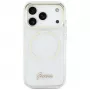 Coque MagSafe Guess IML Script Metal pour iPhone Air, transparente