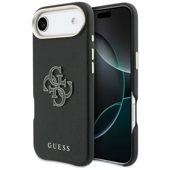 Guess FW Resin Logo Case for iPhone Air Black