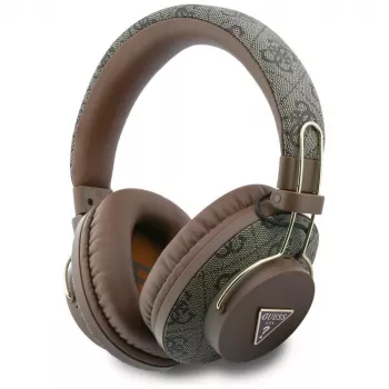 Guess Triangle Logo Casque Bluetooth ENC, marron
