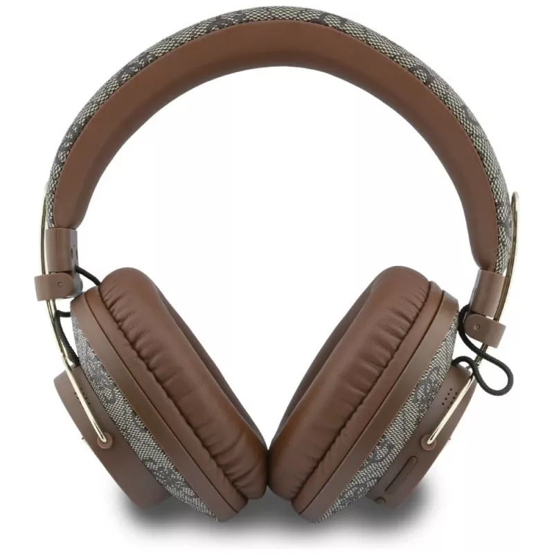 Guess Triangle Logo Casque Bluetooth ENC, marron