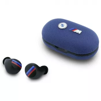 BMW M Metal Logo Écouteurs TWS Bluetooth 5.3 avec ENC, bleu