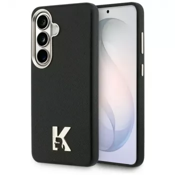 Coque MagSafe Karl Lagerfeld K Metal Logo pour Samsung Galaxy S26 noire