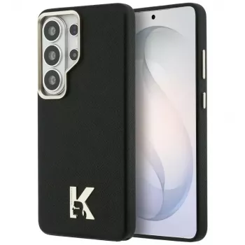 Coque MagSafe Karl Lagerfeld K Metal Logo pour Samsung Galaxy S26 Ultra noire