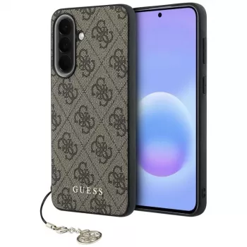 Coque arrière Guess 4G Charm pour Samsung Galaxy A57 5G - marron