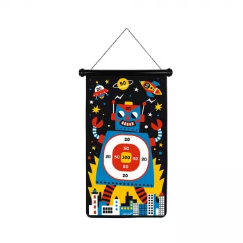 Janod Jeu de fléchettes magnétique Robots