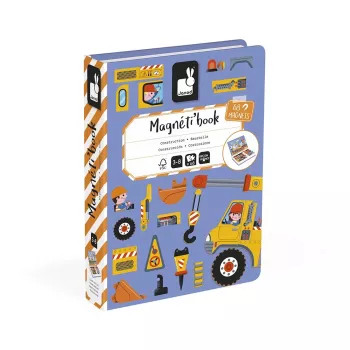 Janod Magnetibook Chantier jeu éducatif magnétique