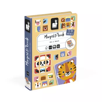 Janod Magnetibook Puzzle Animaux livre puzzle magnétique