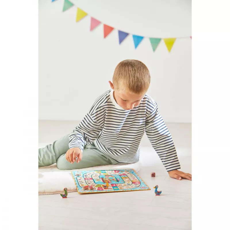 Janod Carousel course d'oies jeu J02743