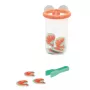 Janod épuisette à crevettes – manche en bois, filet bleu – jouet d'exploration nature pour enfants dès 3 ans