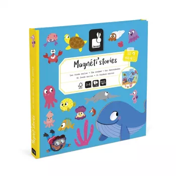 Janod Magneti'stories Monde sous-marin set de contes magnétique