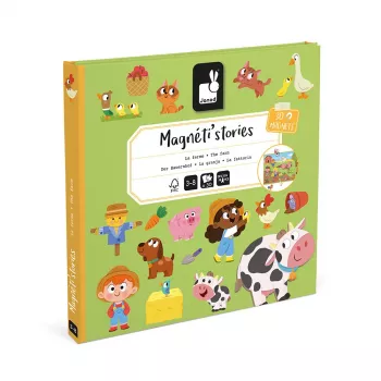 Janod Magneti'stories Farma set d'histoires magnétique