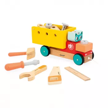 Camion à assembler à tirer Janod Brico'Kids 2+