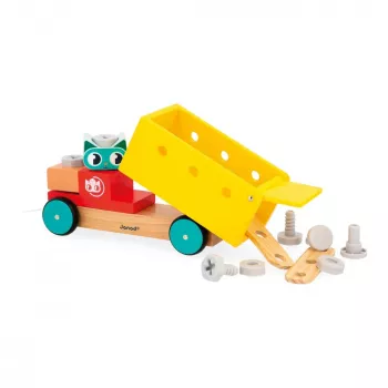 Camion à assembler à tirer Janod Brico'Kids 2+