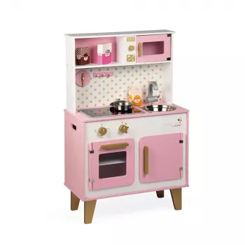 Janod Candy Chic grande cuisine en bois avec son