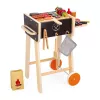 Janod Barbecue en bois avec accessoires