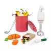 Set de cuisine à la soupe en bois Janod avec mixeur et accessoires 3+