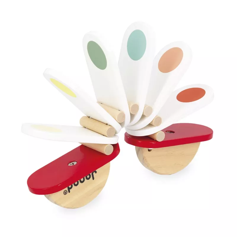 Hochet claquette Janod Confetti 18 m+