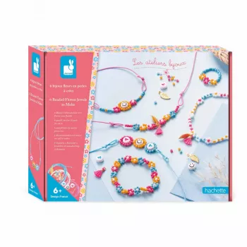 Kit de création de bijoux Janod perles fleurs 6+