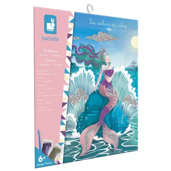 Kit créatif Janod paillettes sirènes 6+