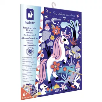 Kit de gravure holographique Janod Licornes 6+