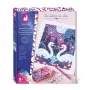 Kit de diamond painting Janod scène nocturne au clair de lune phosphorescente 8+