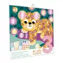 Kit créatif d'art par autocollants Janod My Arts & Crafts 3+ avec autocollants ronds métallisés