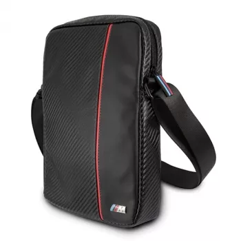 Housse de tablette BMW 8 pouces Carbon Red Stripe noire
