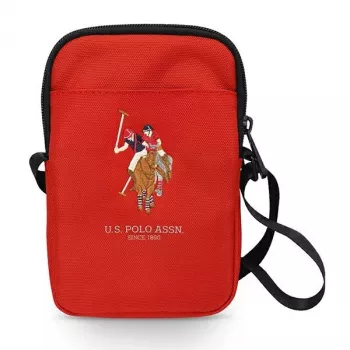U.S. POLO ASSN. Sac bandoulière rouge