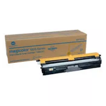 Konica Minolta Magicolor 1600 A0V306H cartouche de toner jaune (d'origine, 2500 pages)