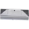 HAZET 2157-07 lame trapézoïdale lot de 10, 60 mm, double face, pour cutter 2157
