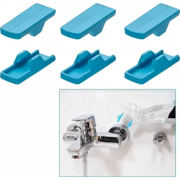 HAZET 762-018/6 Ensemble de mâchoires de protection 180 mm aluminium avec inserts en caoutchouc