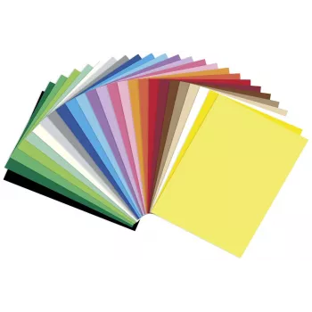 Folia carton photo Photo Cardstock couleurs assorties 300 g/m² 25 feuilles A4
