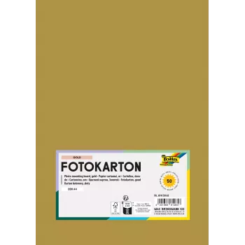 Folia 614/50 65 - or - uni - A4 (210 x 297 mm) - 300 g/m² - mat - 50 feuilles