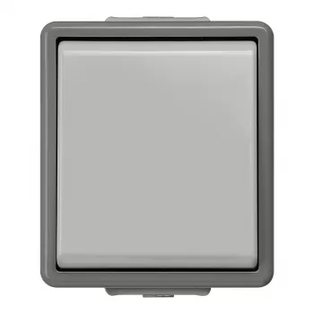 Interrupteur universel SIEMENS en saillie DELTA Fläche gris foncé 1 poste 10A 250V