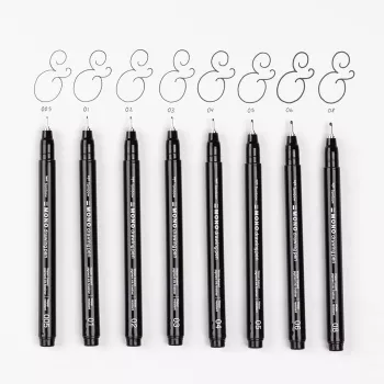 Fineliner de dessin Tombow MONO Drawing Pen 0,35 mm noir