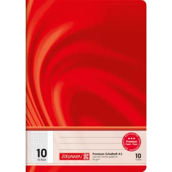BRUNNEN Vivendi School Notebook Lineatur 26 Squared with Outer Margin