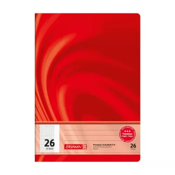 Brunnen Vivendi School Notebook A4 Squared 16 Sheets