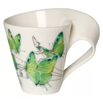 Mug en porcelaine Villeroy & Boch NewWave Caffe Deep Green 300 ml, boîte cadeau