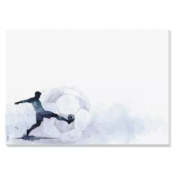 Sous-main SIGEL Goal Zone bleu clair papier 30 feuilles