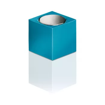 SIGEL BA727 aimants néodyme en forme de cube 11 mm, rose/bleu/vert, brillant, 3 pièces