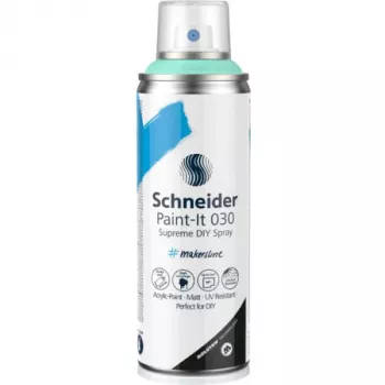 Schneider Paint-It 030 Supreme peinture aérosol acrylique DIY menthe pastel 200 ml