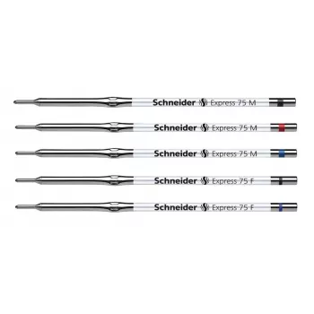 Schneider Recharge de stylo à bille 75 M noire