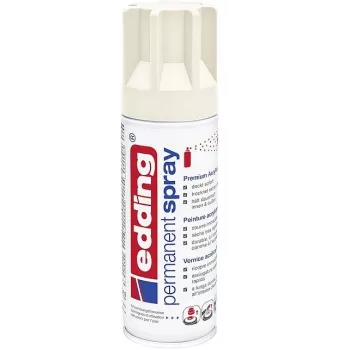 Peinture aérosol acrylique EDDING Premium 5200 blanc crème, 200 ml