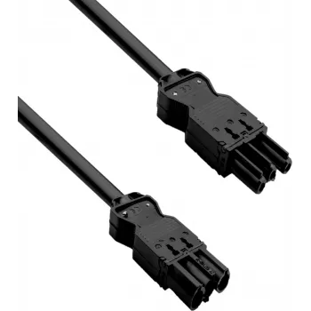 HELOS GST18 Compatible Device Extension Cable Male to Female Black 1.0m