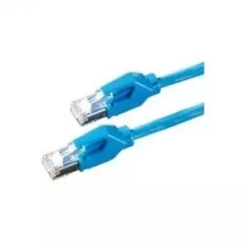 Draka Secomp DRAKA UC400 S27 Câble de raccordement RJ-45 mâle vers RJ-45 mâle 2 m FTP Cat6 sans halogène bleu