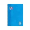 Bloc de cours Oxford College Block Touch A4+ quadrillé Sea Blue 80 feuilles 160 pages reliure à spirale micro-perforé 4 trous 90 g/m² Optik Paper certifié FSC