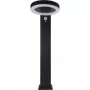 REV Lampe solaire LED ronde noire
