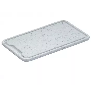 Planche à découper Zassenhaus plastique gris clair 36 x 23 x 1,5 cm
