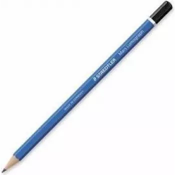 Crayon Staedtler Mars Lumograph 100-3B, 3B, hexagonal, bleu, 2 mm